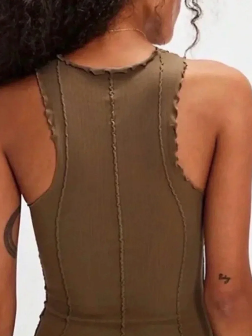 NWT Free People Better This Way Tank in Chocolate Torte